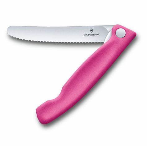 Victorinox Foldable Steak Paring Knife Pink 11cm