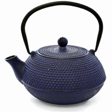 Cast Iron Tea Pot with Infuser 600ml Blue