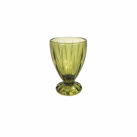 Jenna Clifford Water Goblet Green Set of 4