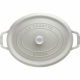 Staub Oval Cocotte 29cm White Truffle