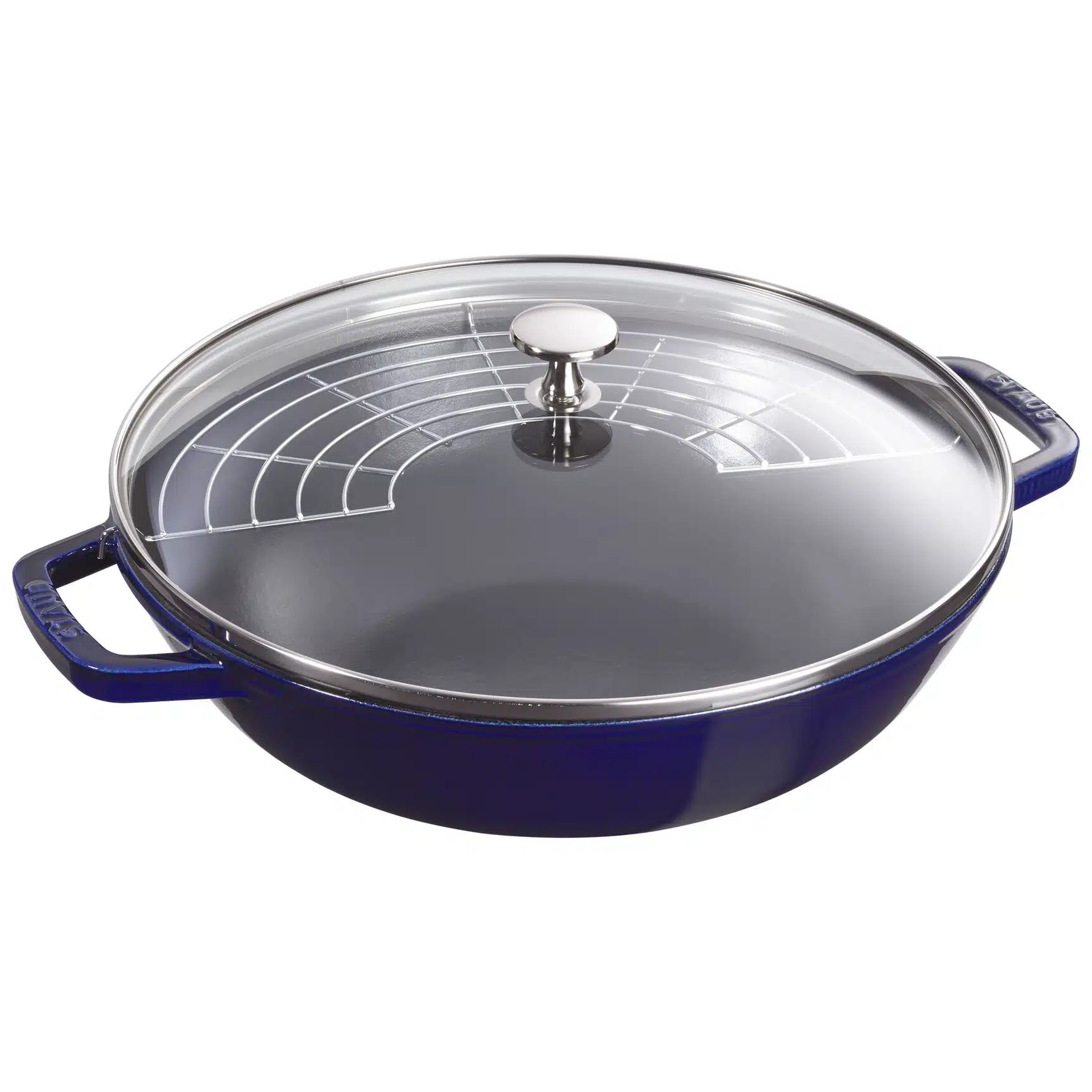 Staub Round Wok Small 30cm Dark Blue