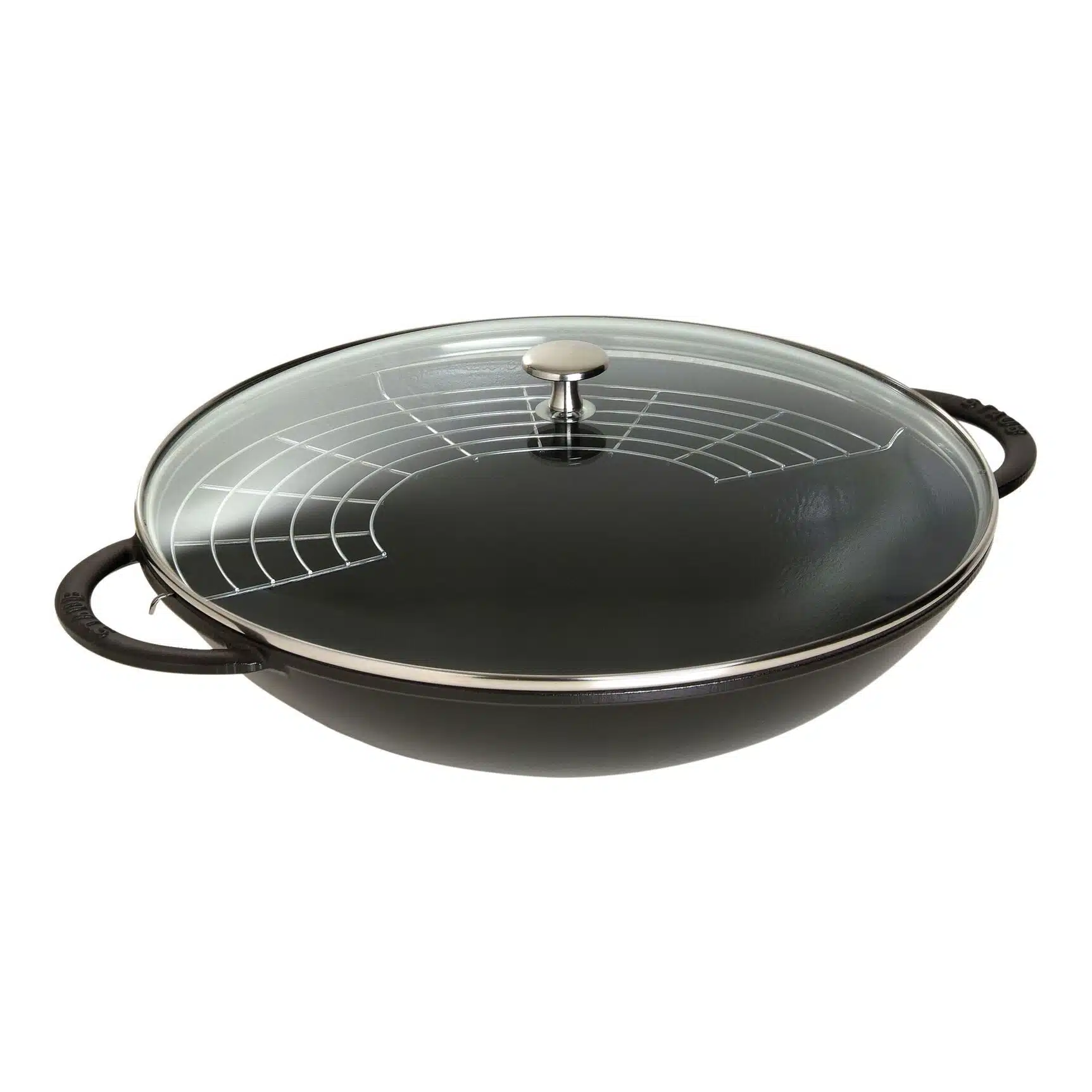 Staub Round  Wok 37cm Black