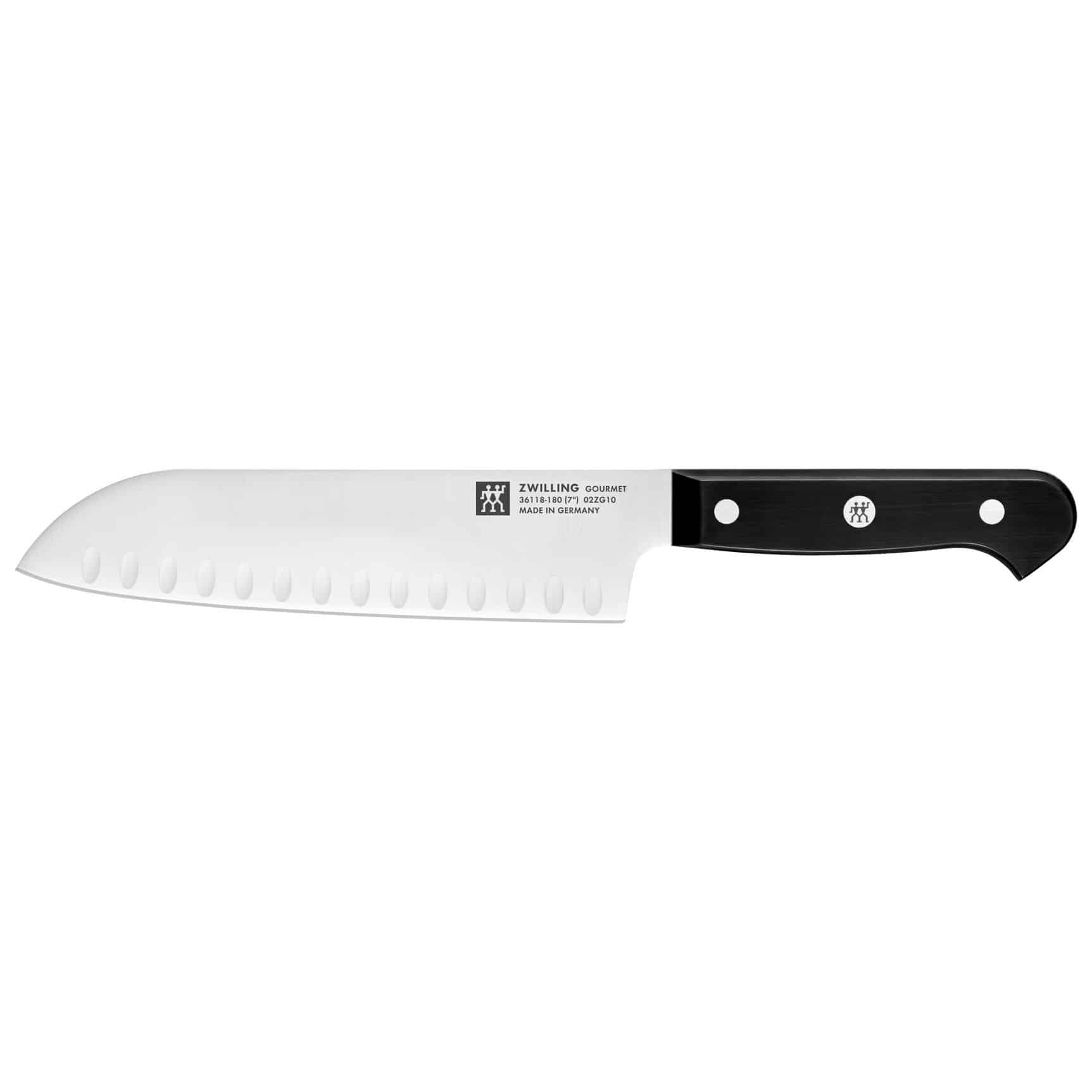 Zwilling Gourmet Hollow Edge 18cm Santoku Knife