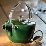 Staub Round Tea Pot 1.15L Basil Green