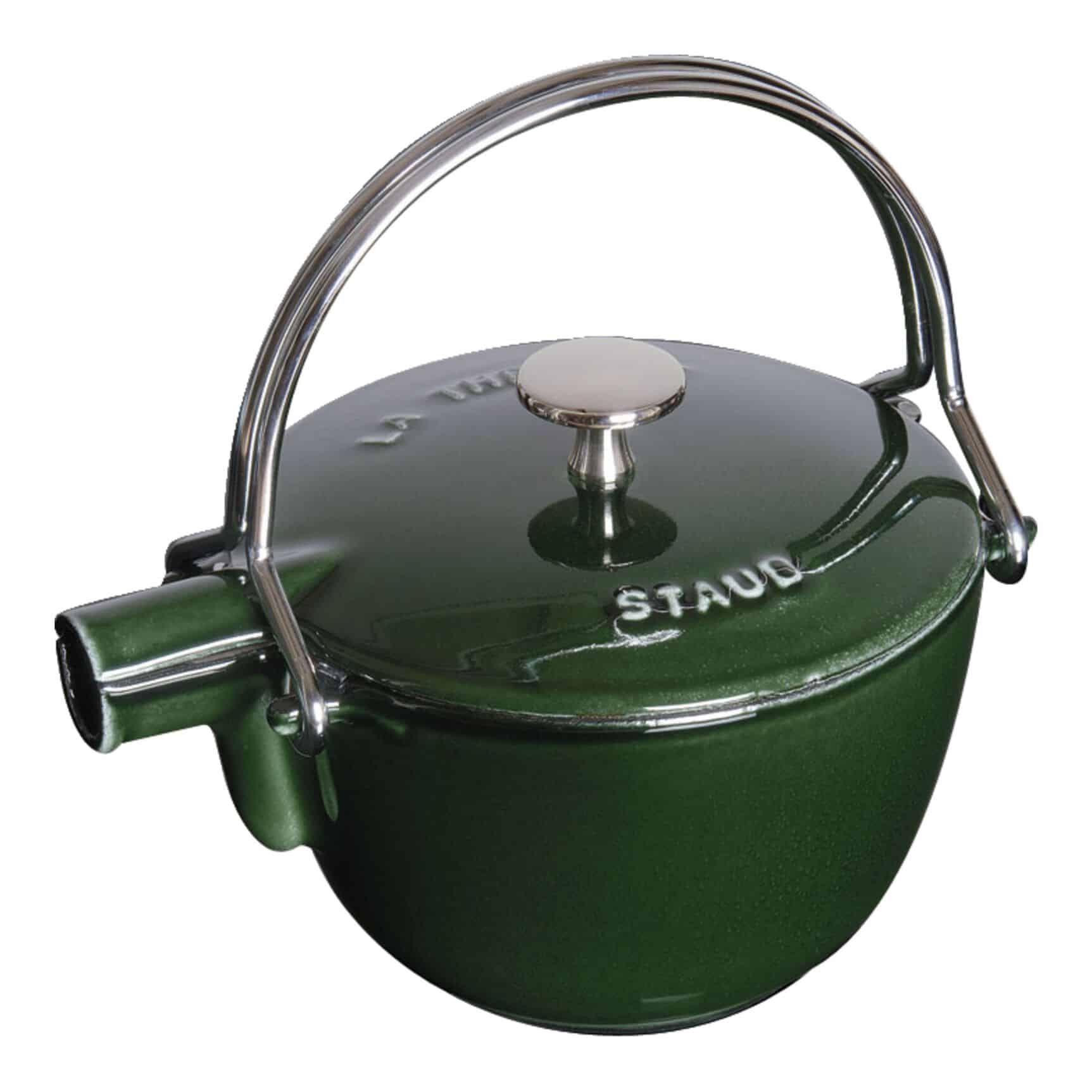 Staub Round Tea Pot 1.15L Basil Green