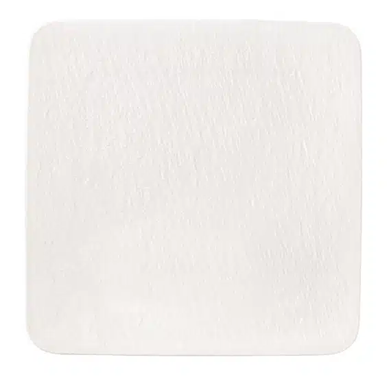 Manufacture Rock Blanc Square Gourmet Plate