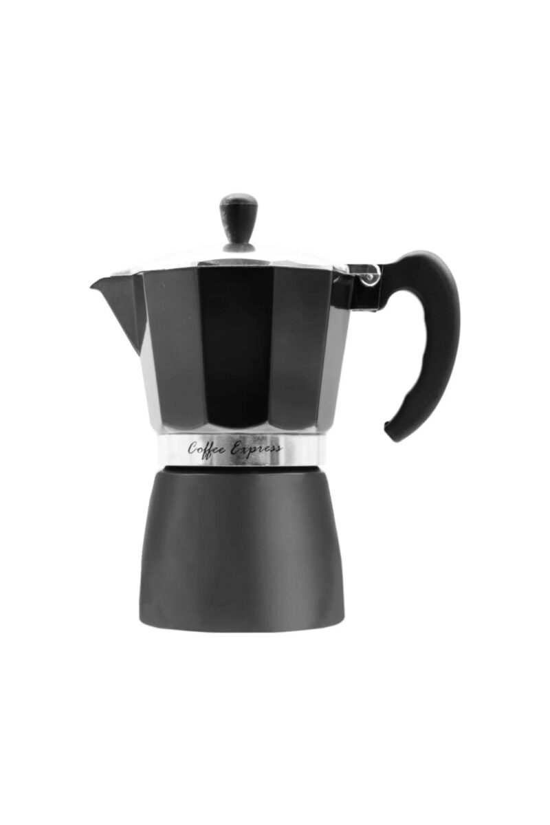 Regent Coffee Maker Aluminium Matt Black 6 Cup