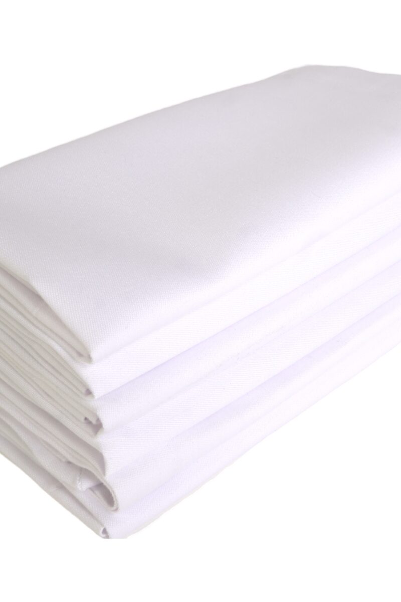 Napkin White Cotton 45x45cm Pack of 6