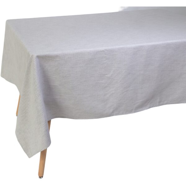 Tablecloth Grey Cobble 180x320cm