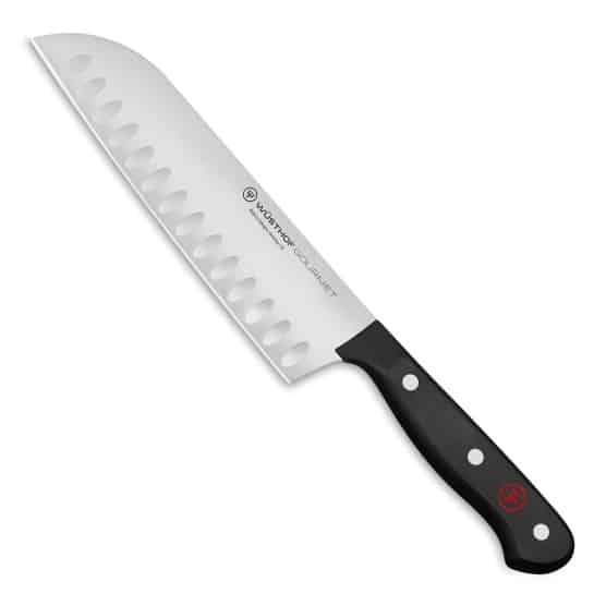 Wusthof Gourmet Santoku Fluted Knife 17cm