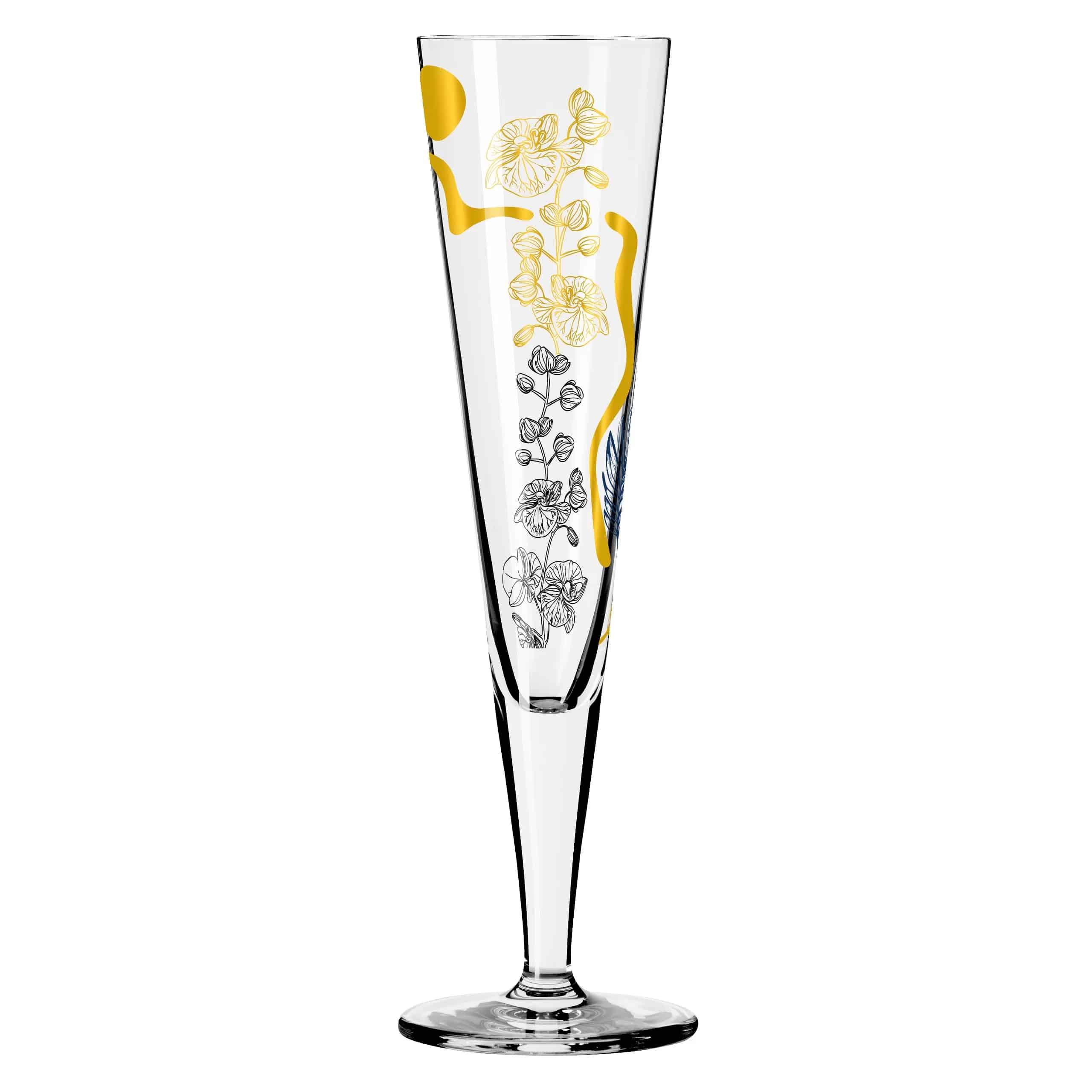 Ritzenhoff Golden Night Champagne Glass C Lorenzo