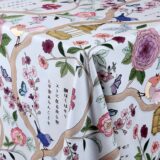 Tablecloth Japanese Garden Organic 180 x230