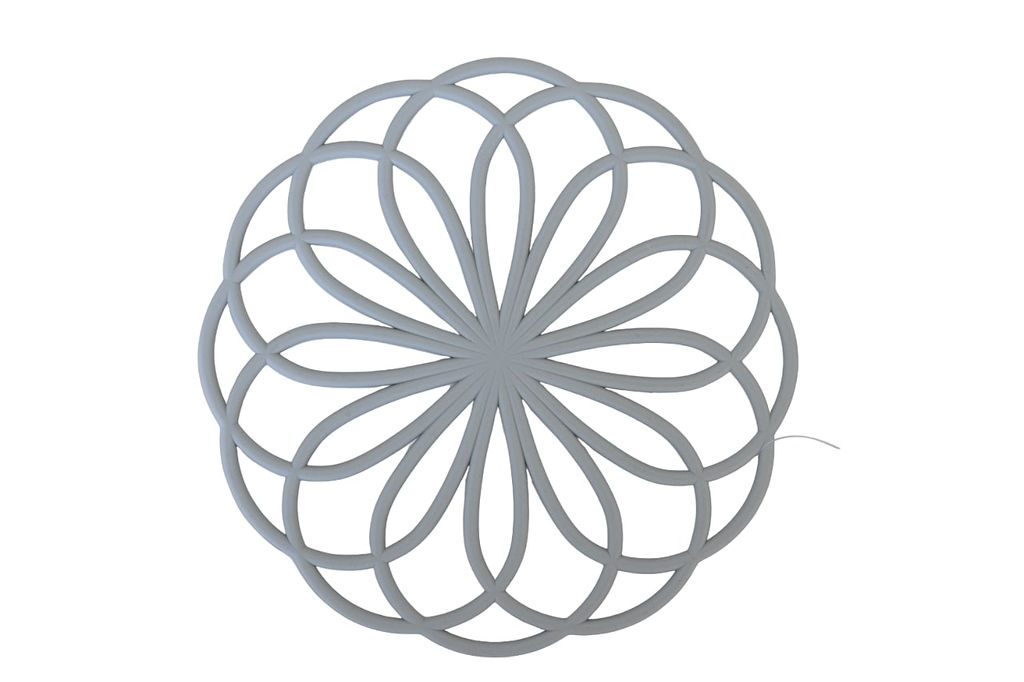 Home Classix Silicone Flower Design Mat 19.5x0.5cm