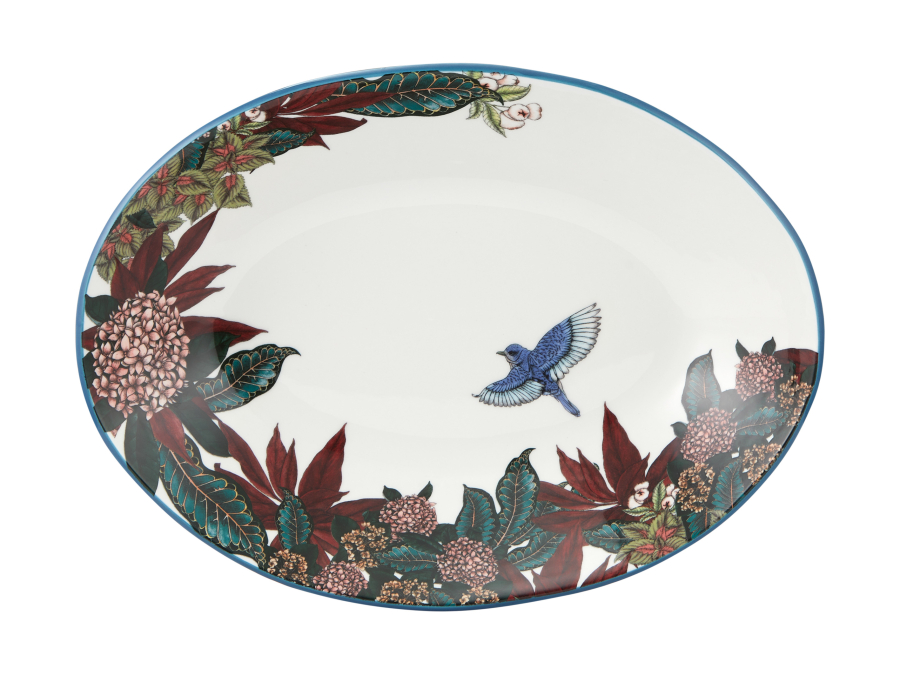 Maxwell Williams Reminisce Oval Bowl 32x23x5.5cm