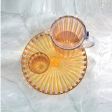 Dolcevita Round Tray Amber