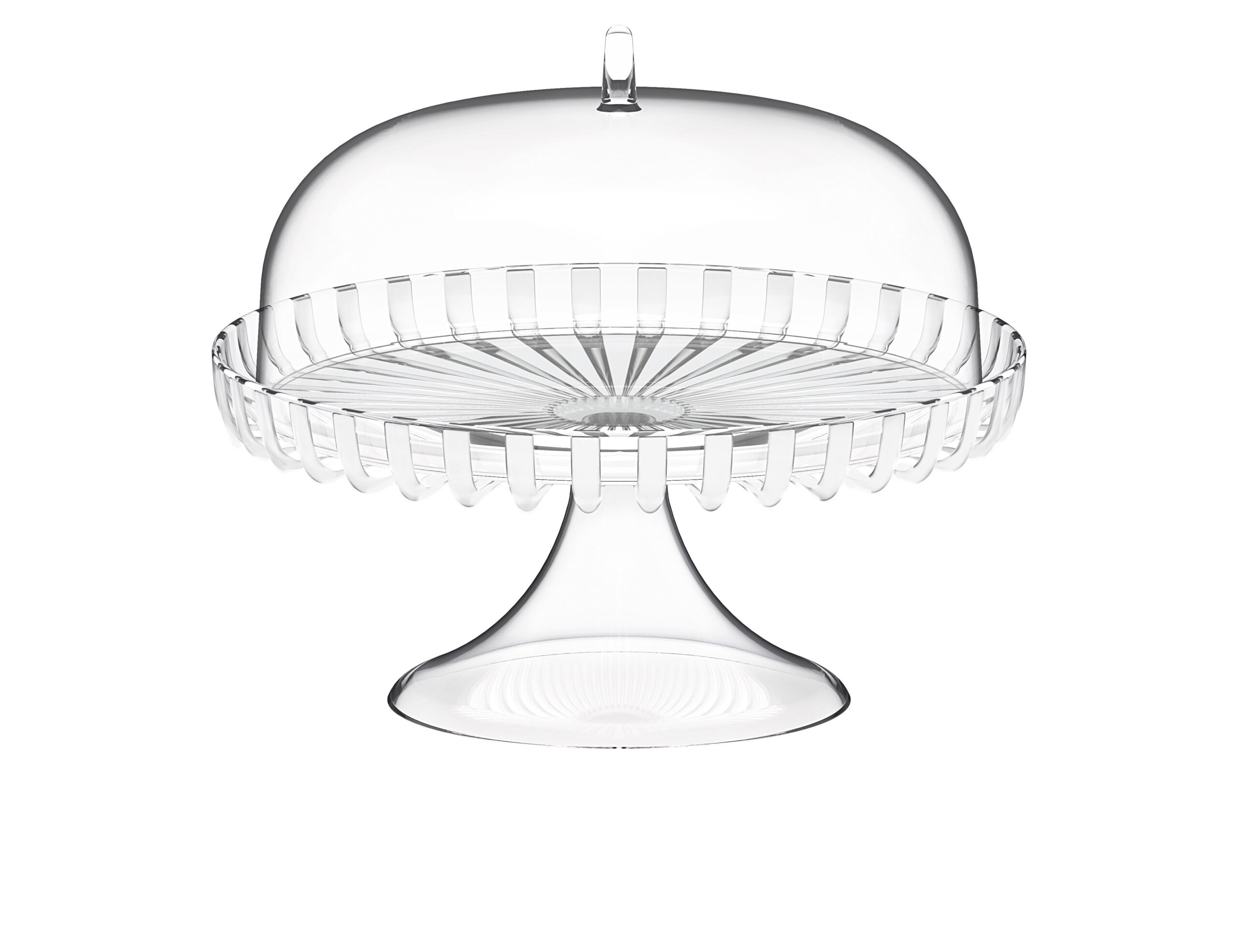 Dolcevita Cake Stand with Dome Mother of Pearl