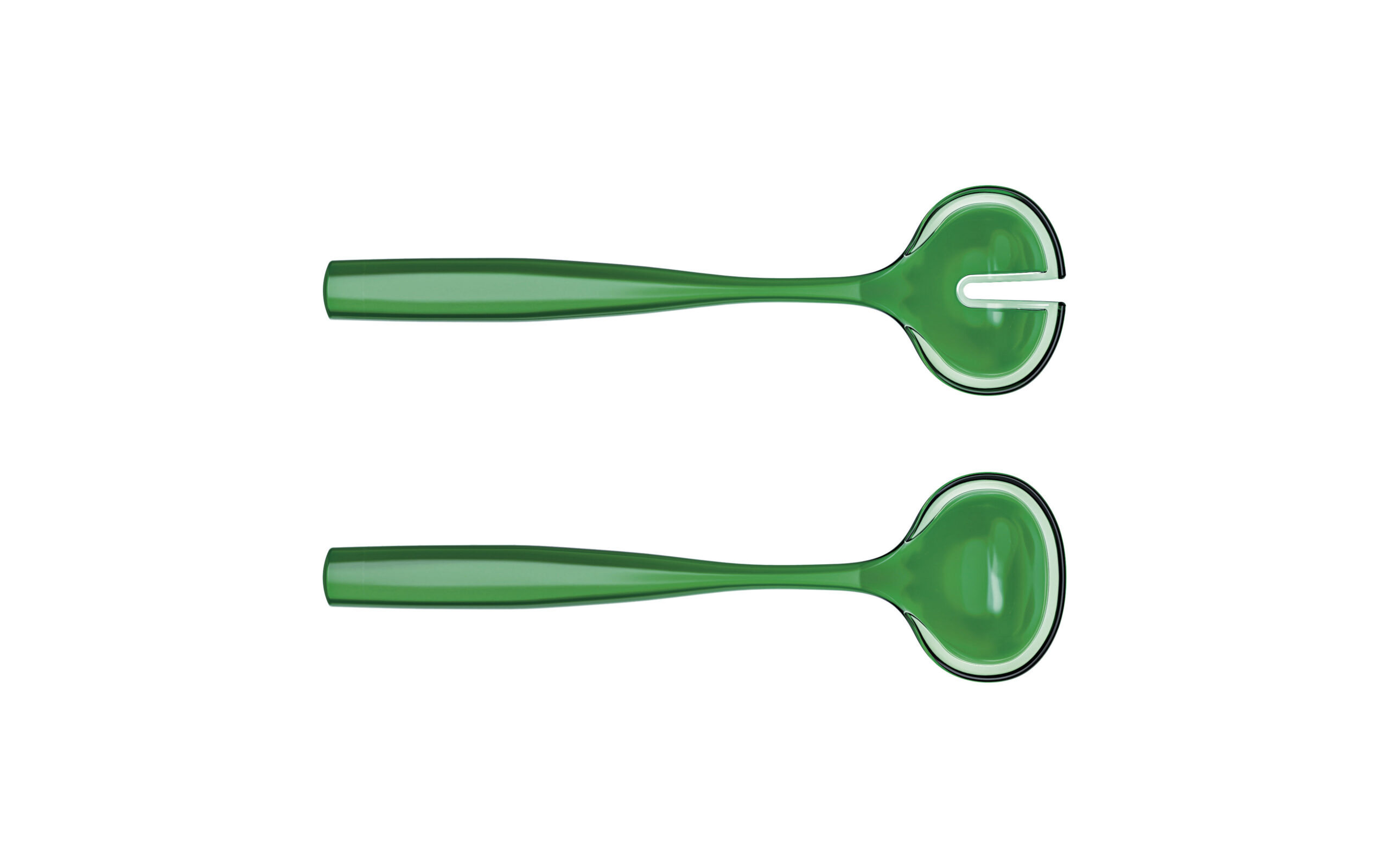 Dolcevita Salad Servers Emerald