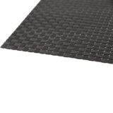 Regent Place Mats Woven Black PVC Set 4 300x450mm