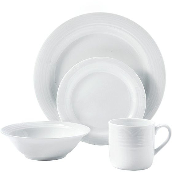 Noritake Arctic White Dinner Set 16 Piece