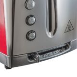 Russell Hobbs 2 slice Toaster Luna Solar Red