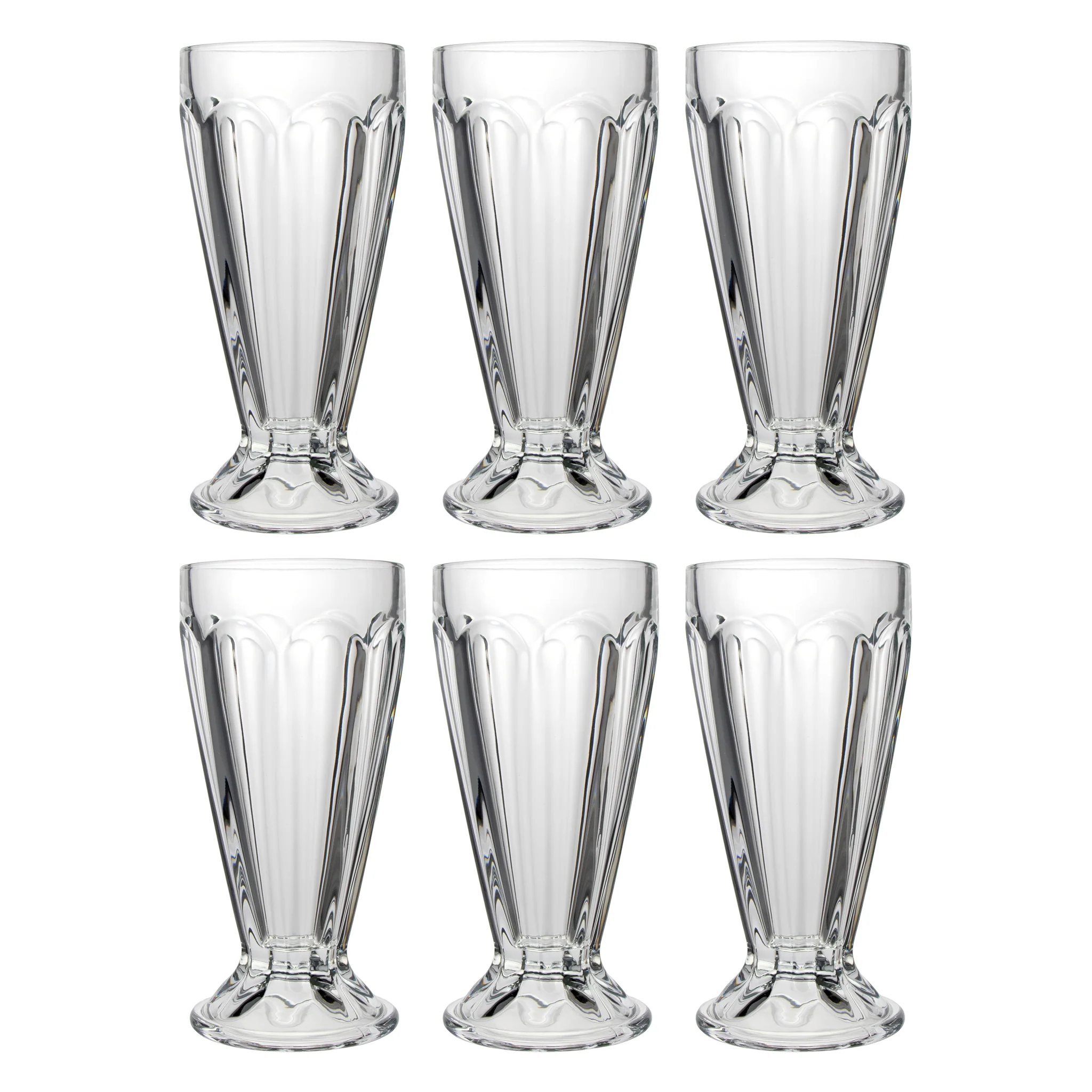 Regent Soda Milkshake Glass 400ml Set of 6