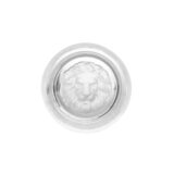 Jenna Clifford Frosted Whisky Glass Lion