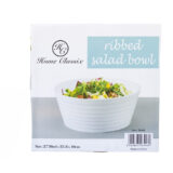 Home Classix Ribbed Round Salad Bowl 2750ml