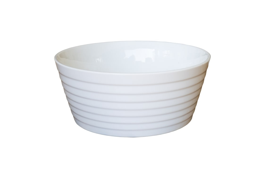 Home Classix Ribbed Round Salad Bowl 2750ml