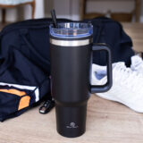 Home Classix Double Walled Travel Mug Black 1200ml