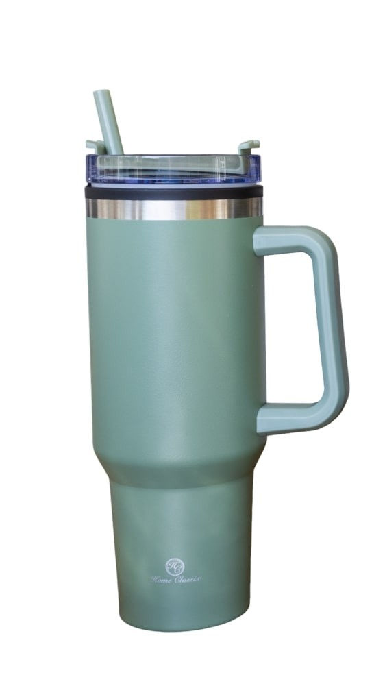 Home Classix Double Walled Travel Mug Green 1200ml