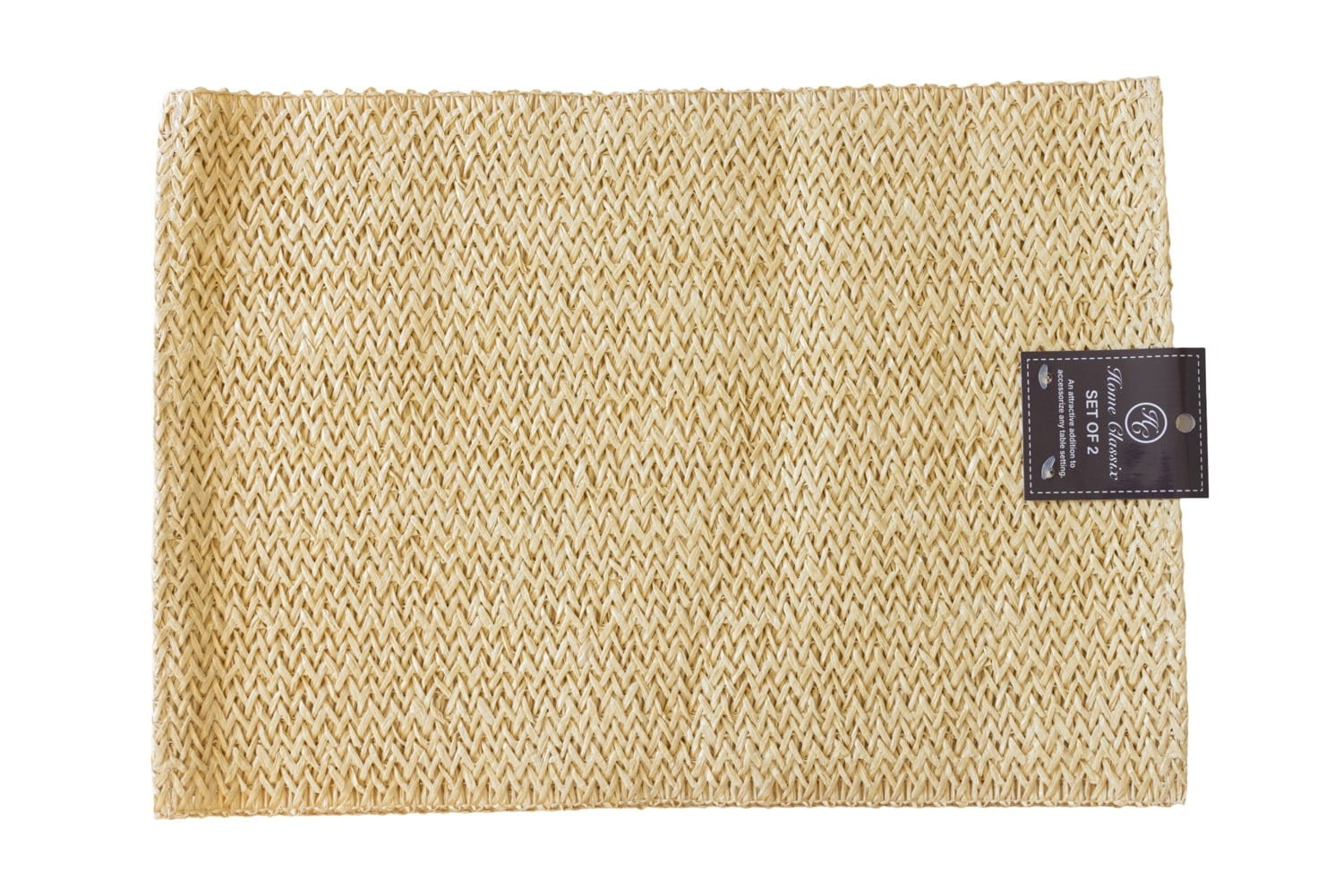 Home Classix Woven Placemats 31x43cm Set of2 Beige