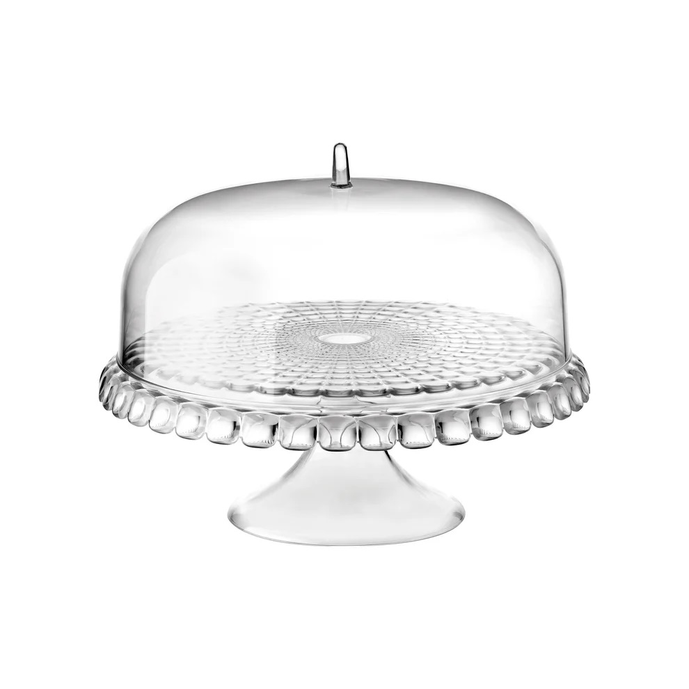 Tiffany Cake Stand with Dome Clear